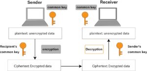 Figure 2: Common key cryptosystem